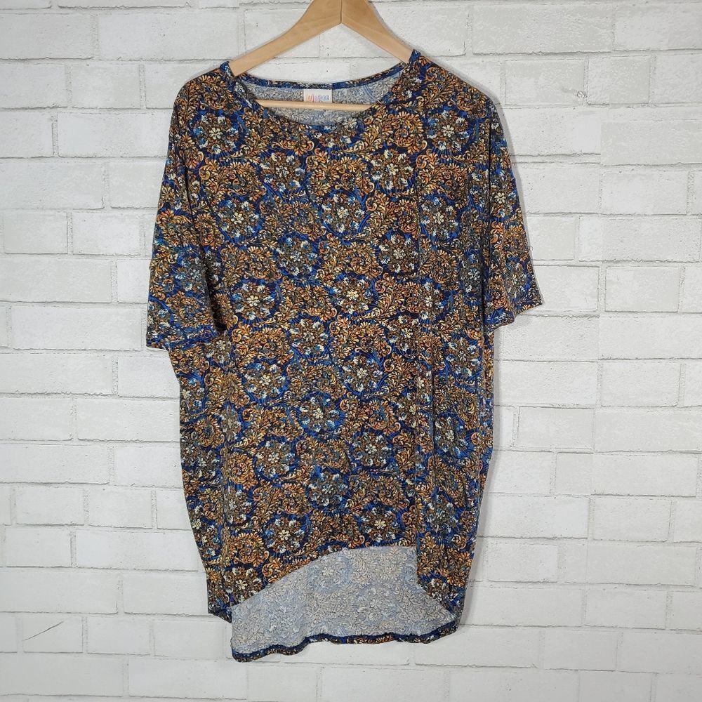 LuLaRoe floral short‎ sleeve top